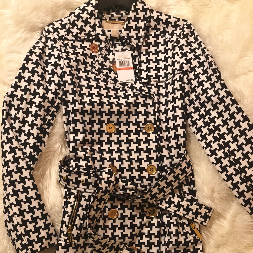 Michael Kors Asymmetrical Belted Coat